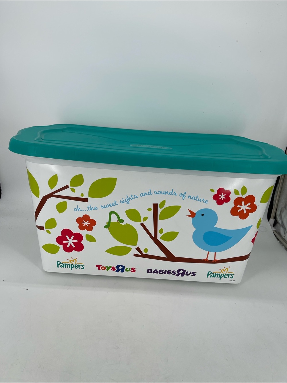 Rubbermaid Vintage Limited Edition Pampers Diaper Toys “R” Us Babies “R” Us Tote